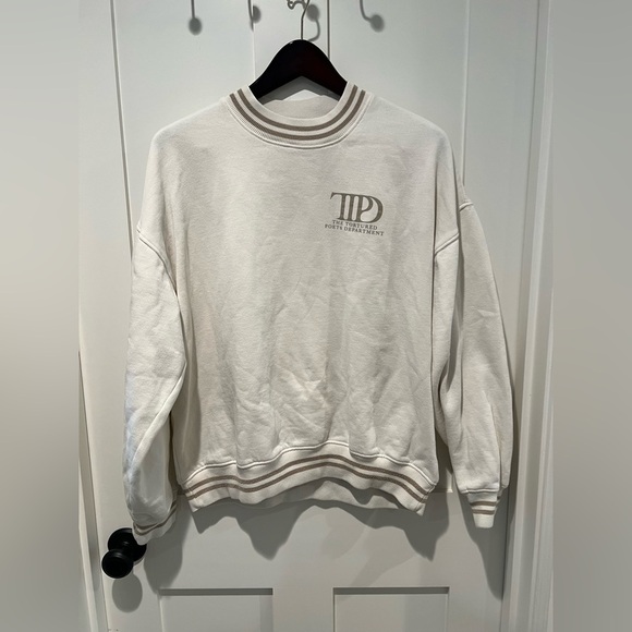 Taylor Swift Tortured Poets Department Crewneck Sweater- Medium - Picture 2 of 5
